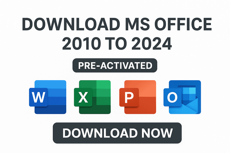 Ghazna Dev Download Microsoft Office (2010–2024) – Free Lifetime Activated Versions